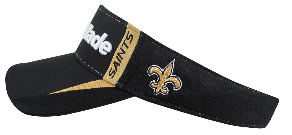 New Taylor Made Golf NFL Visor New Orleans Saints