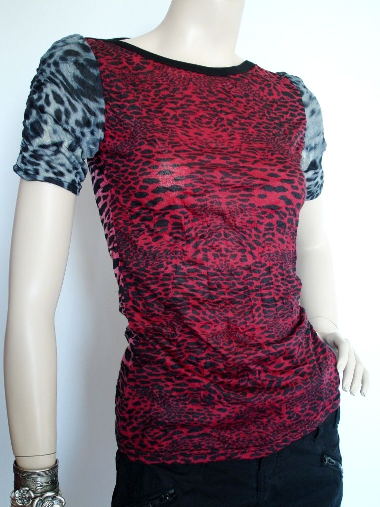 Top Meryl Leopard Jus DOrange