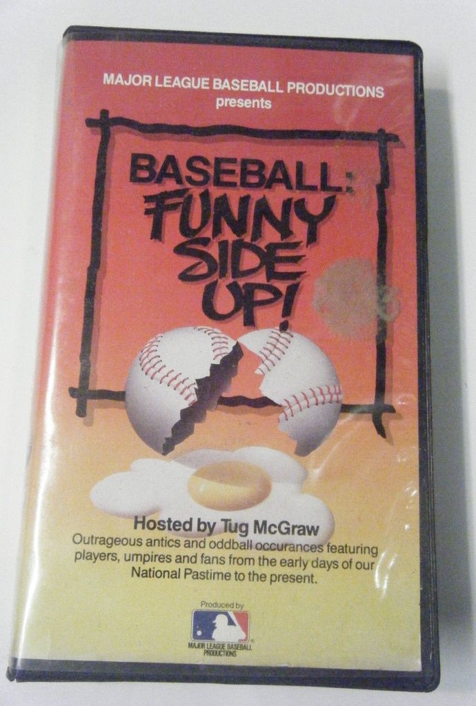 FUNNY SIDE UP ~ VHS   Hosted by Tug McGraw Narrated by Mel Allen OOP