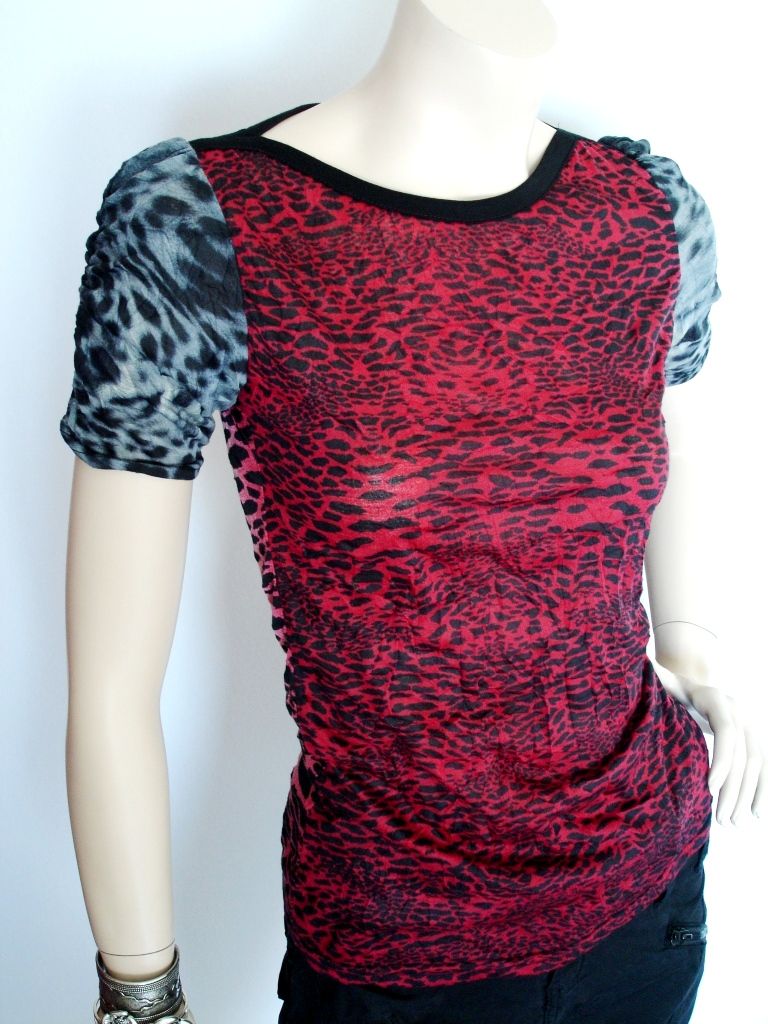 Top Meryl Leopard Jus DOrange