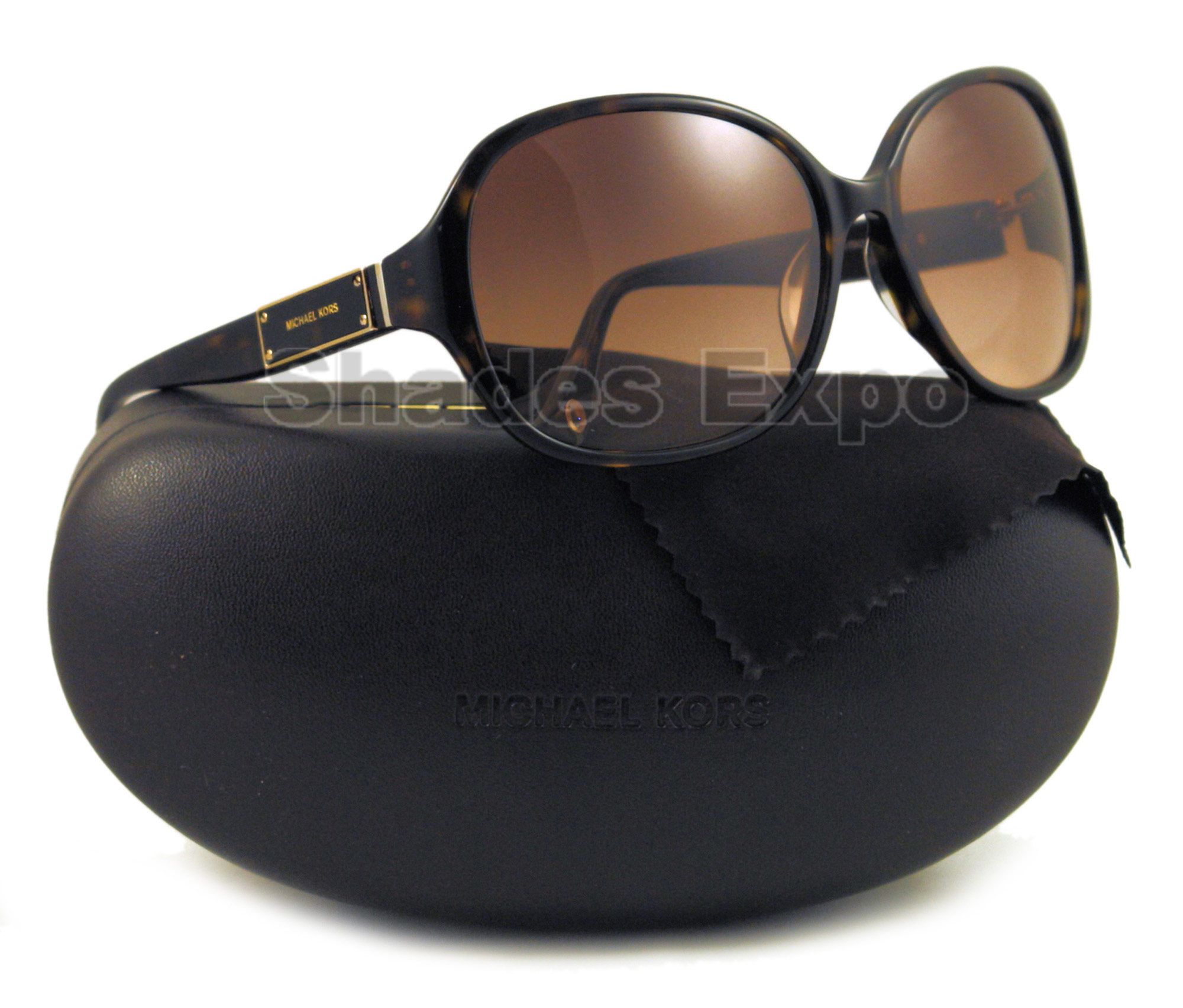 New Michael Kors  Sunglasses MKS 680 Havana 206 Captiva Auth