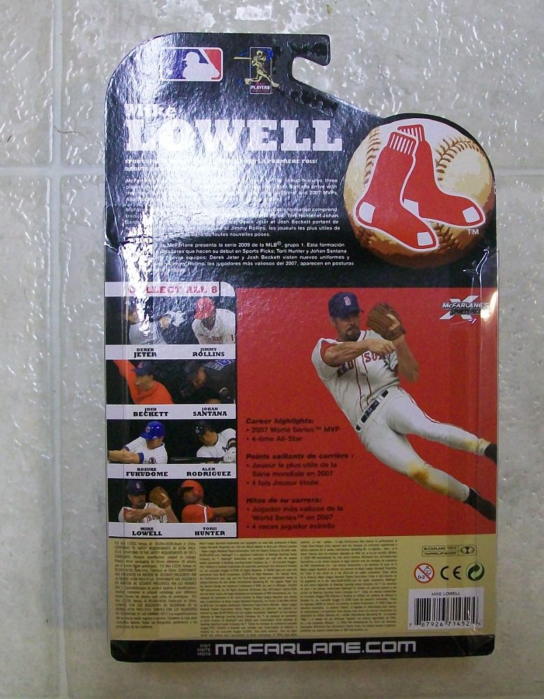 Mike Lowell McFarlane Toys MLB Sports Picks Debut Figure Boston Red