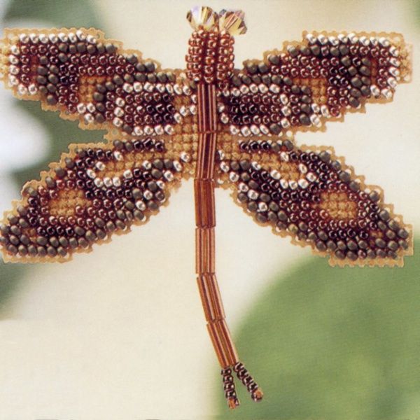 Dragonfly Bead Cross Stitch Kit Mill Hill 2000 Spring Bouquet