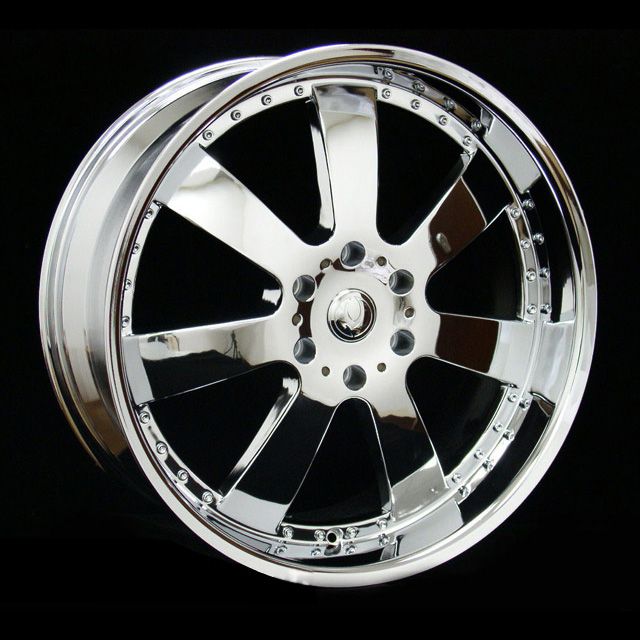 22 Chrome Milano Rims 5x120 BMW 6 Series 7 Series X5