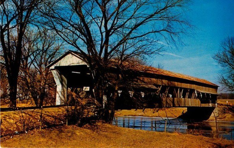 902803 Big Darby Creek Covered Bridge Near Milford Center Oh