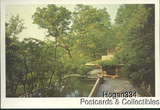 Fallingwater Frank Lloyd Wright Mill Run PA Postcard