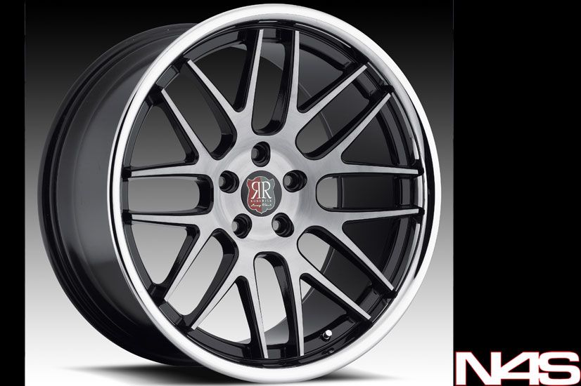 Infiniti G35 Coupe Roderick RW 6 Concave Staggered Wheels Rims