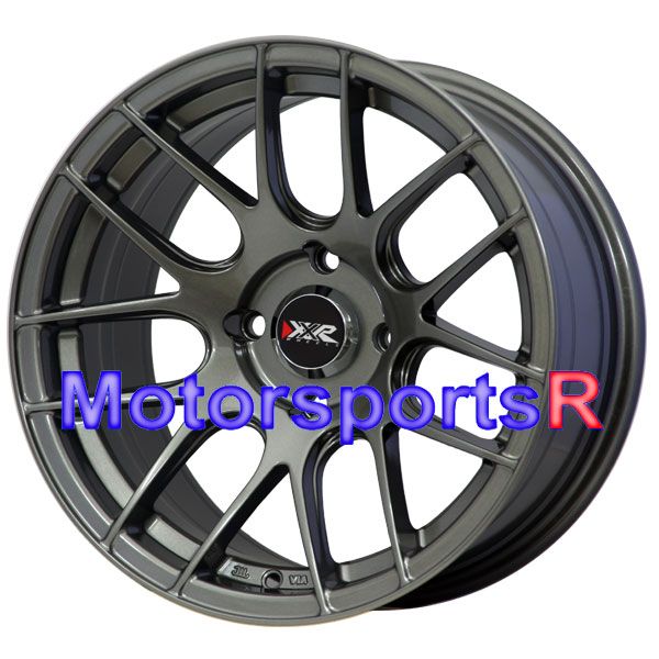 Gun Metal Concave Rims Wheels Stance 4x114 3 94 Honda Accord EX