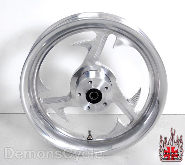 21 16x3 Custom Polished Billet Wheels Front Rear for Harley Softail