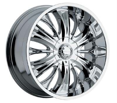 20 inch Panther Python Chrome Wheels 5x4 75 5x120 65