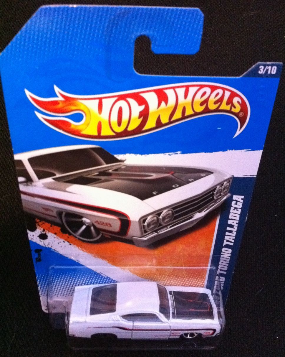 RARE Hot Wheel Error 2011 69 Torino Talladega Ford