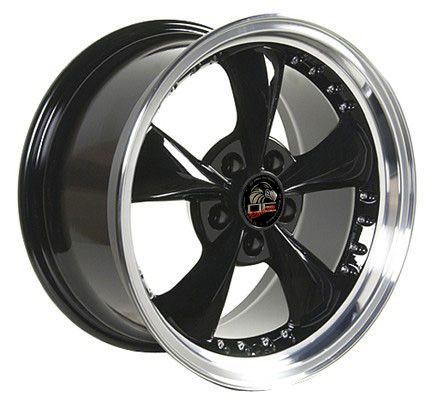 10.5 Black Bullitt Bullet Wheels Set of 4 Rims Fit Mustang® GT 94 04