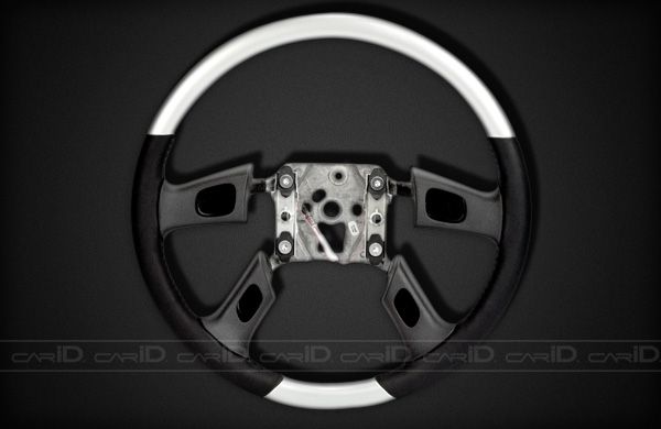 New Factory Style Steering Wheel Titanium w Black Leather