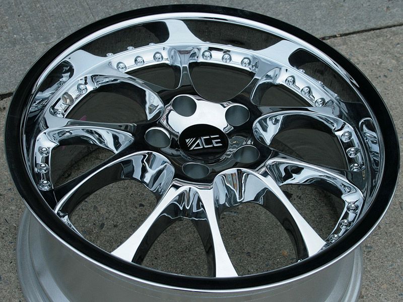 Ace Formula 18 Chrome Rims Wheels BMW 330 Convertible