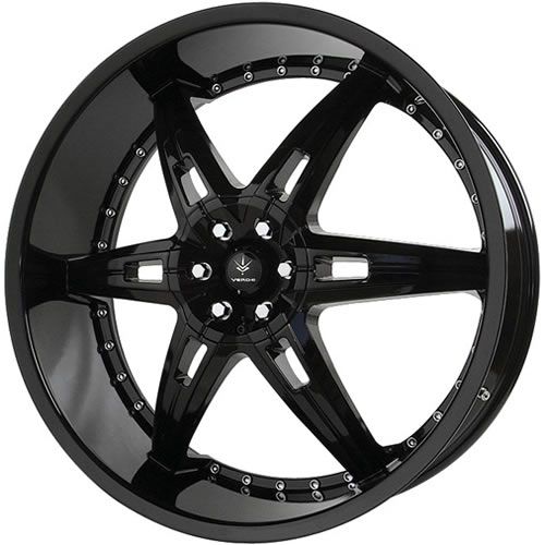 22x9 5 Black Wheel Verde Allusion 5x135 5x5 5