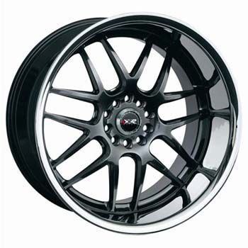 XXR 526 Chromium Black Wheels Chr Lip 17x9 4x100 4x114 3 Rims