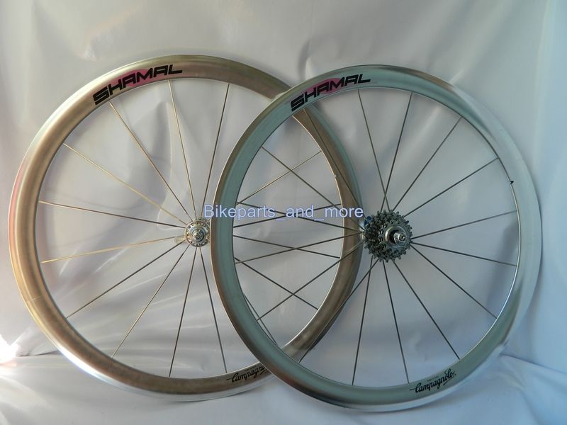 Vintage NOS Campagnolo Shamal Wheelset Wheels 16 spokes CLINCHER 700c