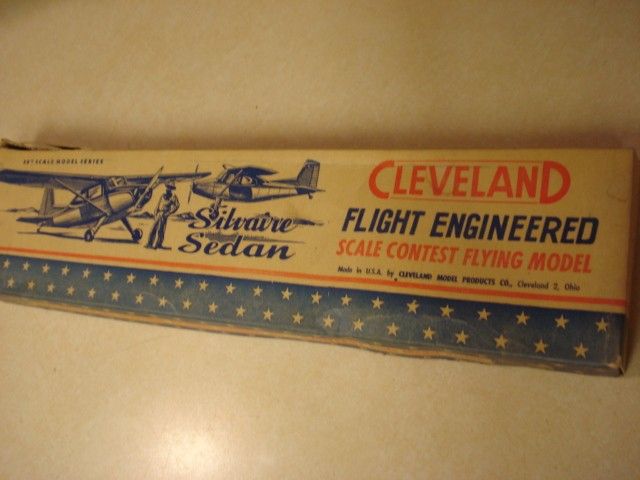 Cleveland Silvaire Sedan Free Flight Model Airplane Kit
