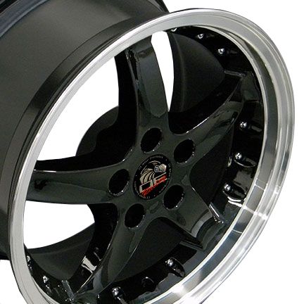 17 Black Cobra Wheels Rims Fit Mustang®