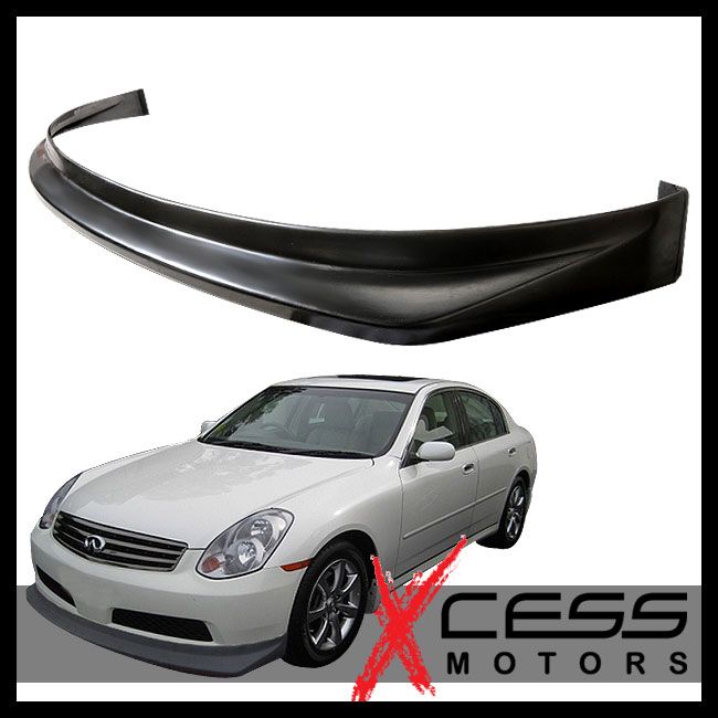 05 07 Infiniti G35 4DR Front Bumper Lip Spoiler Bodykit