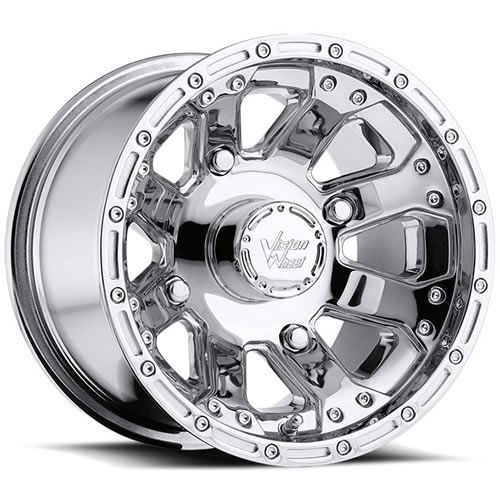 14X7 Chrome Vision Outback Wheels 4x136 3