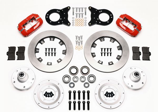 Wilwood Disc Brake Kit Complete 65 69 Ford Mustang Red