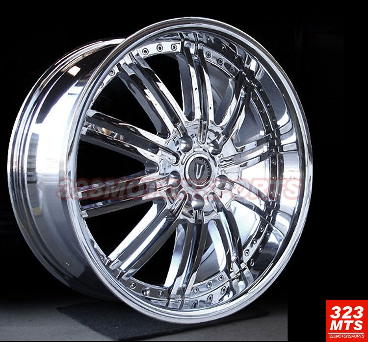 20 inch Rims Wheels Versante 212 Magnum Challenger Marquis 300C Wheels