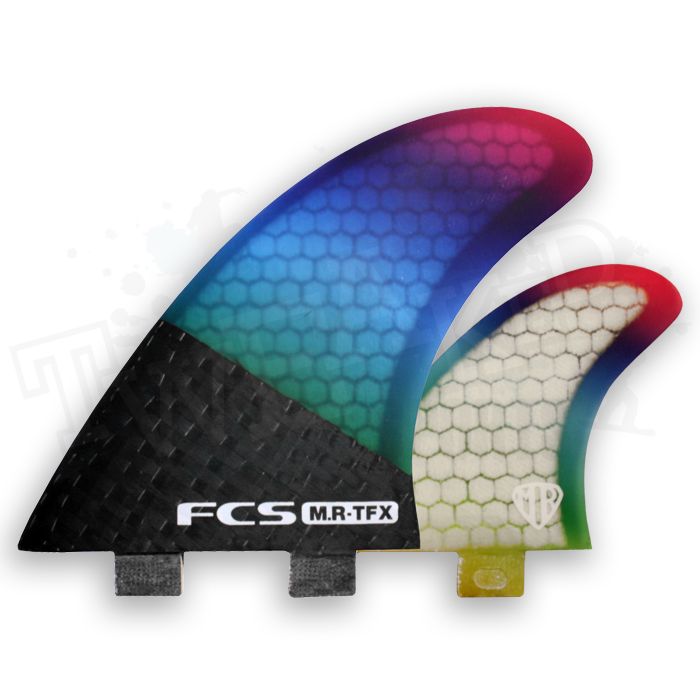 FCS MR TFX Performance Core Tri Fin Set   Rainbow 1122 211 00 R