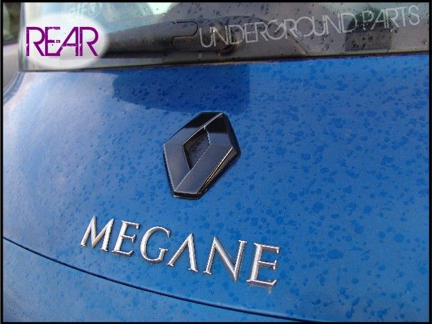 Renault Megane MK2 Black Front Back Badge Sport 225 F1TEAM