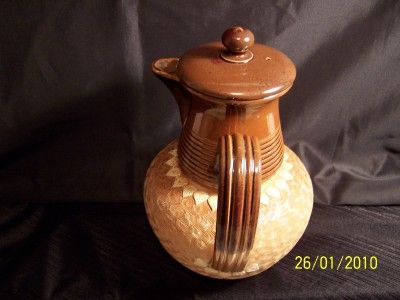 Doulton Lambeth Stoneware Coffee Pot