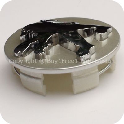 Peugeot Chrome Silver Alloy Wheel Center Cap Hubcap Cover 107 206 207