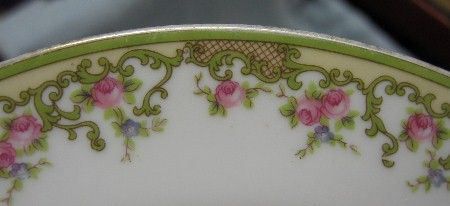 Noritake China The Alsace Pattern Bread Plate Trim Wear