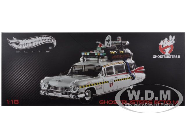 Elite 1959 Cadillac Ambulance Ecto 1A Ghostbusters 2 1 18 Hotwheels