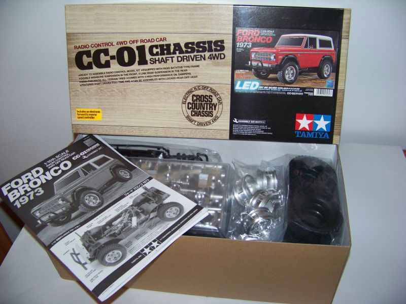 Tamiya # 58469 1/10 4WD Ford Bronco 1973 CC 01 with LED Light Unit NEW
