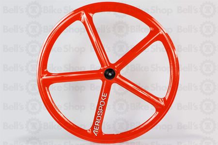 Aerospoke Track Rear Wheel Red Non Machined Fixed