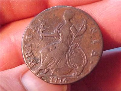 RARE Choice 1776 Non Regal British Halfpence