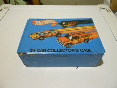 Vintage Hot Wheels Flying Colors 24 Car Collectors Case