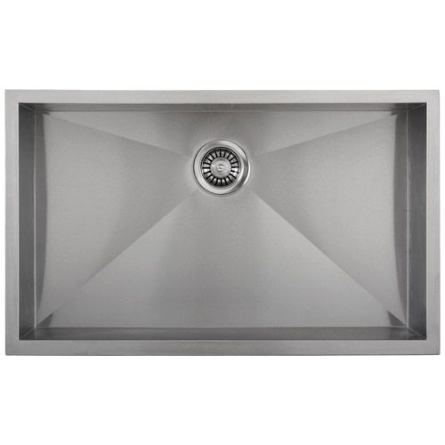 33 Stainless Steel Single Bowl Farm Apron Kitchen Sink