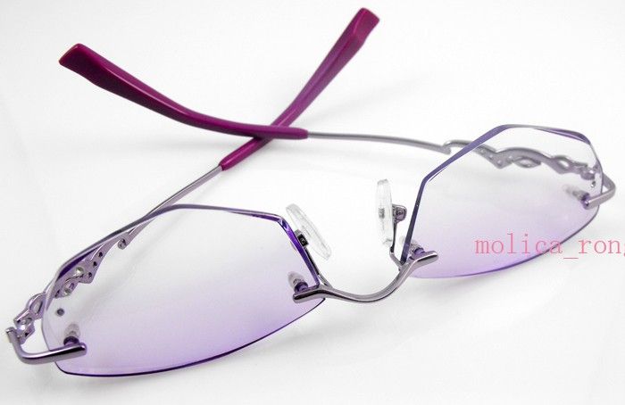 Womans Phantom Art Crystal Optical RX Eyeglasses Frame