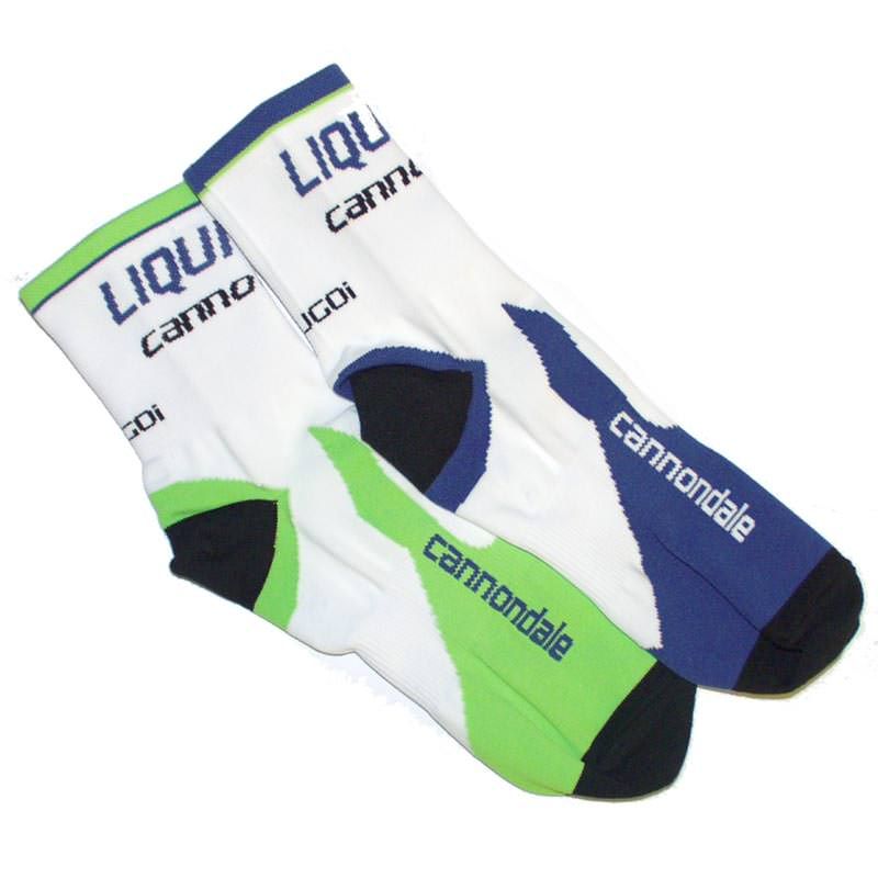 Cannondale 2011 Liquigas Team Cycling Socks   White   Medium   1T462M