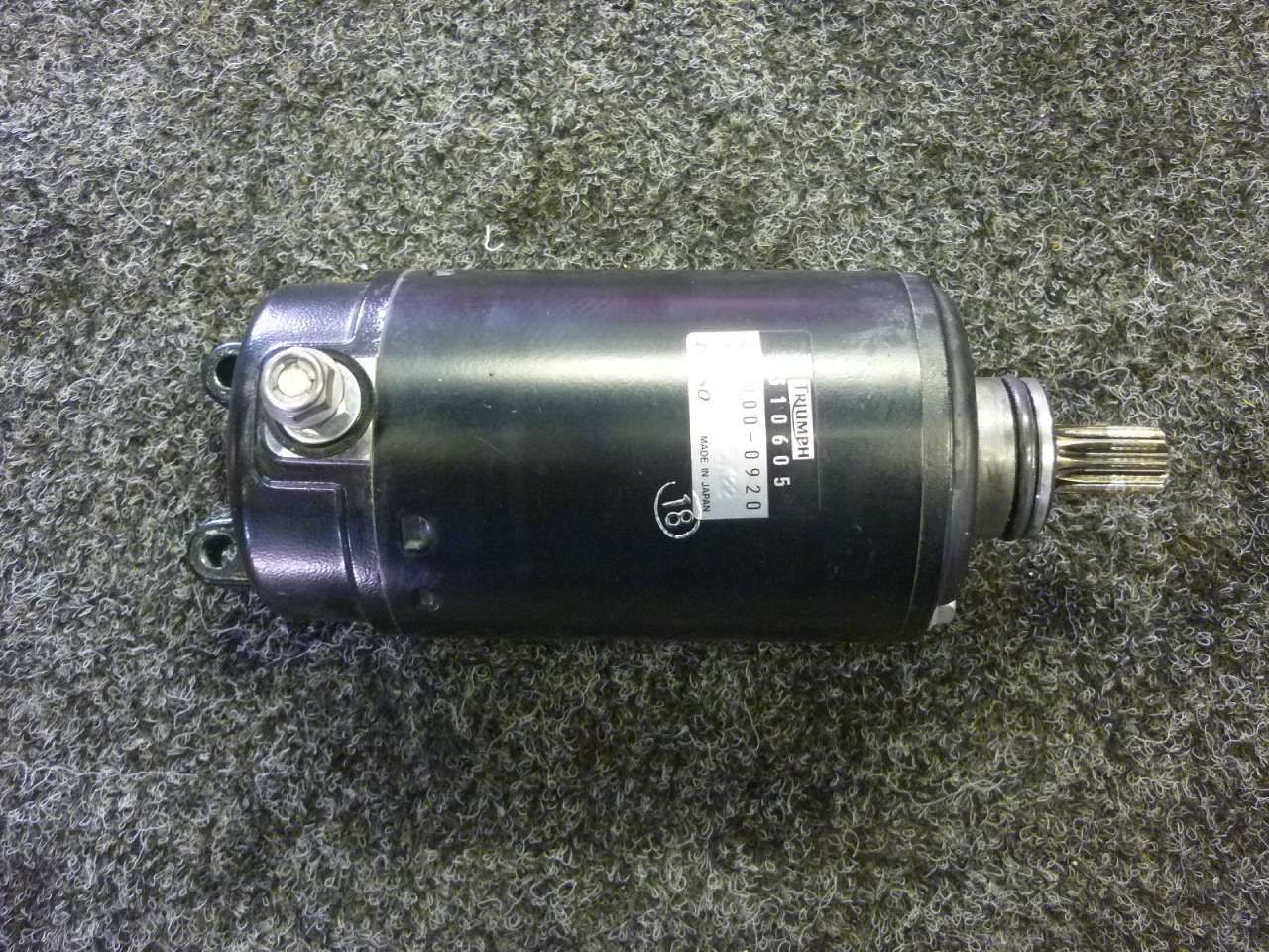 Triumph Tiger 1050 2007   2010 Anlasser (Starting motor) 201001931