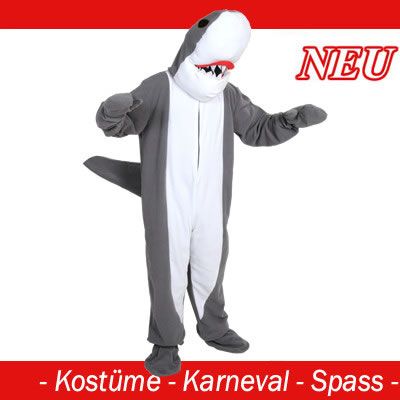 HAI KOSTÜM FASCHING KARNEVAL SHARK   L   XL   XXL NEU