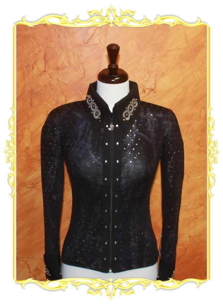 LARGE Showmanship Pleasure Horsemanship Show Jacket Shirt Rodeo