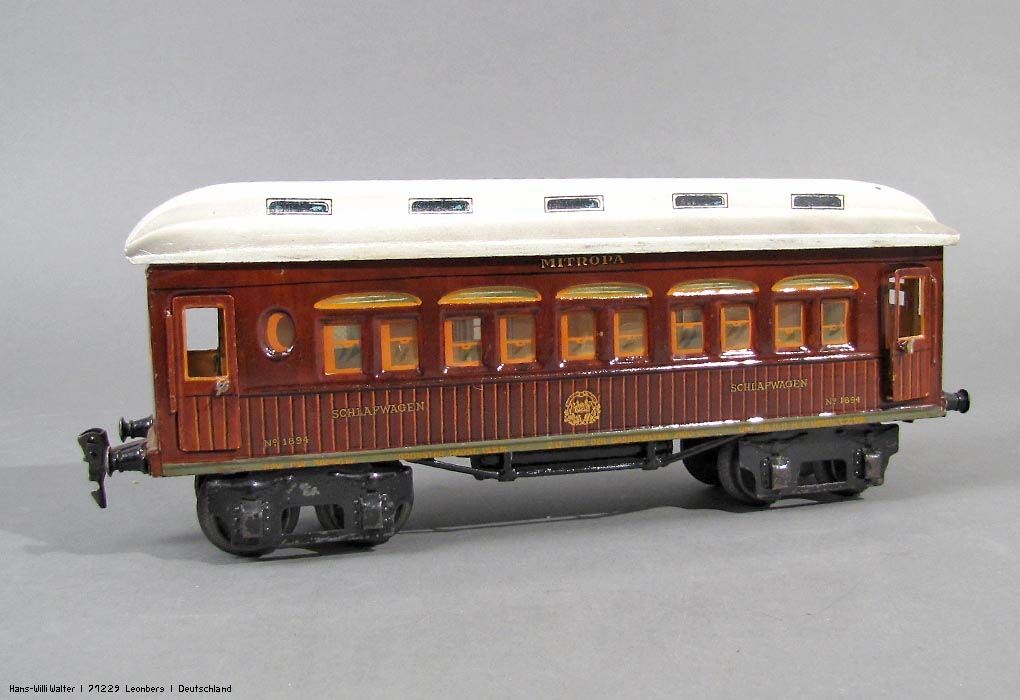 Lot 28543  Brillant erhaltener Märklin 1894/1 Schlafwagen