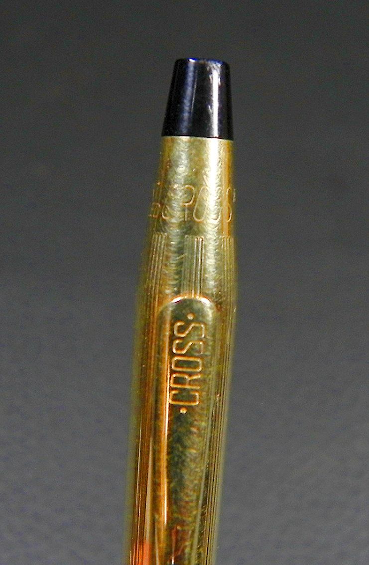 12 Karat Gold Kugelschreiber   Gold Filld Cross   Made in USA