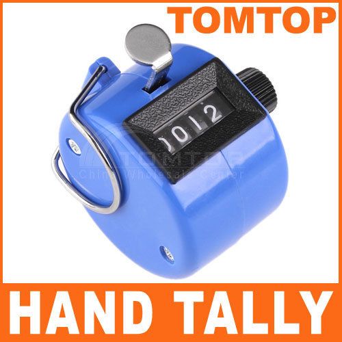 Handheld 4 Digit Number Tally Counter Clicker Golf