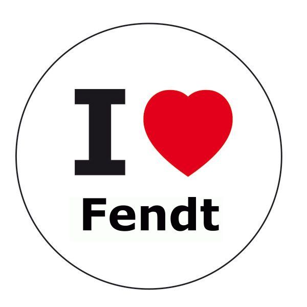 love Fendt Aufkleber   10 cm