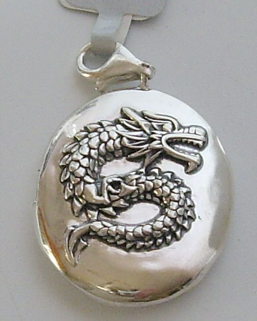 Thomas Sabo Silber Drachen Medallion für Bilder