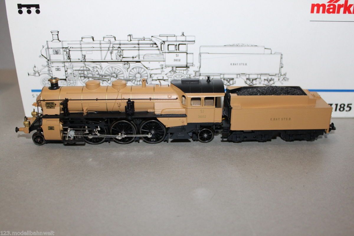 Märklin 33185 Dampflok Baureihe S3/6 (18.4) K.BaySts.B. ocker Spur H0