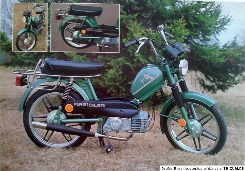 KREIDLER Mofa MF 23 o MF 30 Prospekt 2 S. 1982 TOP